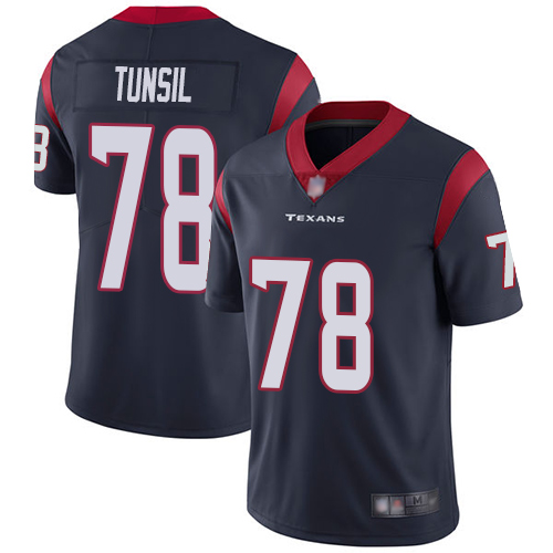 Houston Texans Limited Navy Blue Men Laremy Tunsil Home Jersey NFL Football #78 Vapor Untouchable->houston texans->NFL Jersey